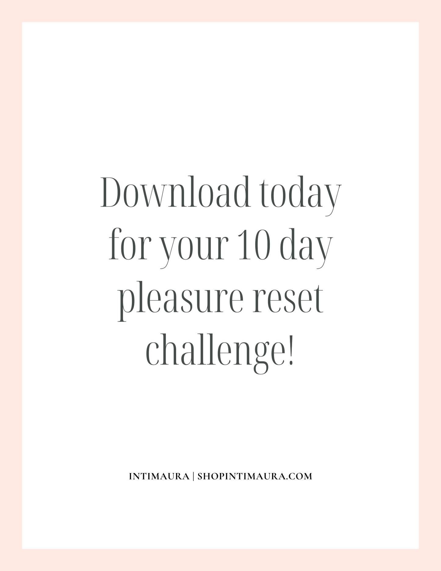 Free Guide: 10 Days to Feel Hot Again - Mini Challenge