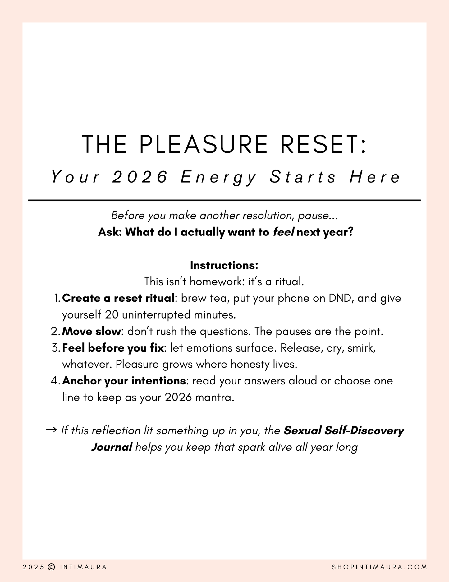 Free Guide: 2026 Pleasure Reset