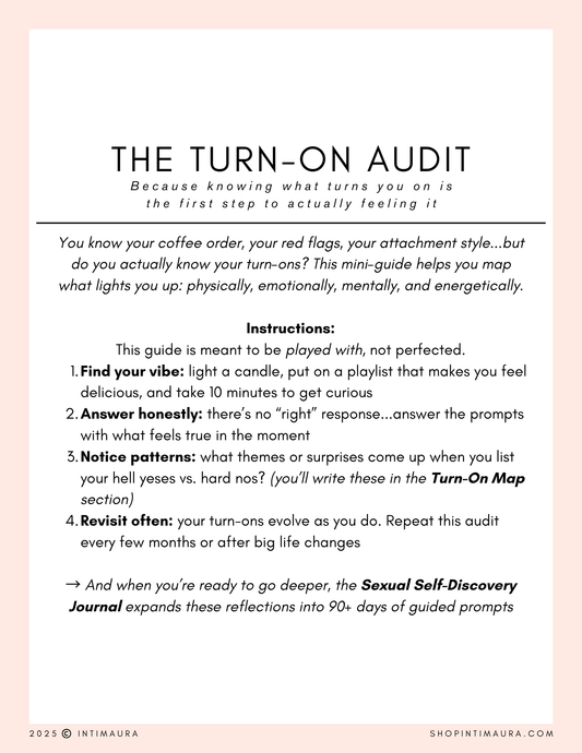 Free Guide: The Turn-On Audit