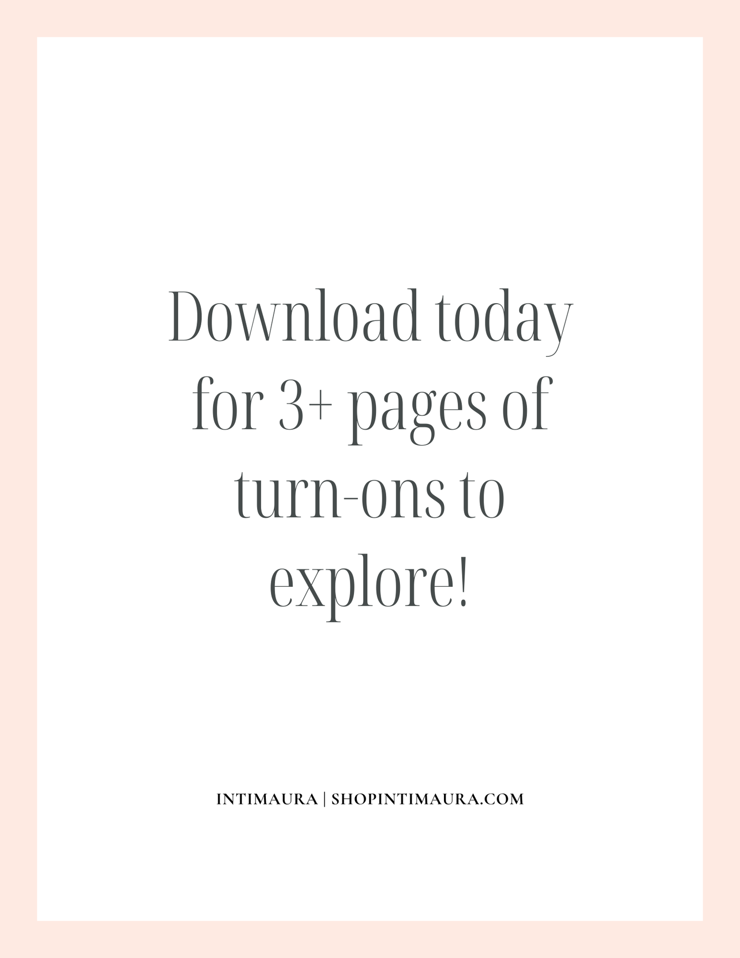 Free Guide: The Turn-On Audit