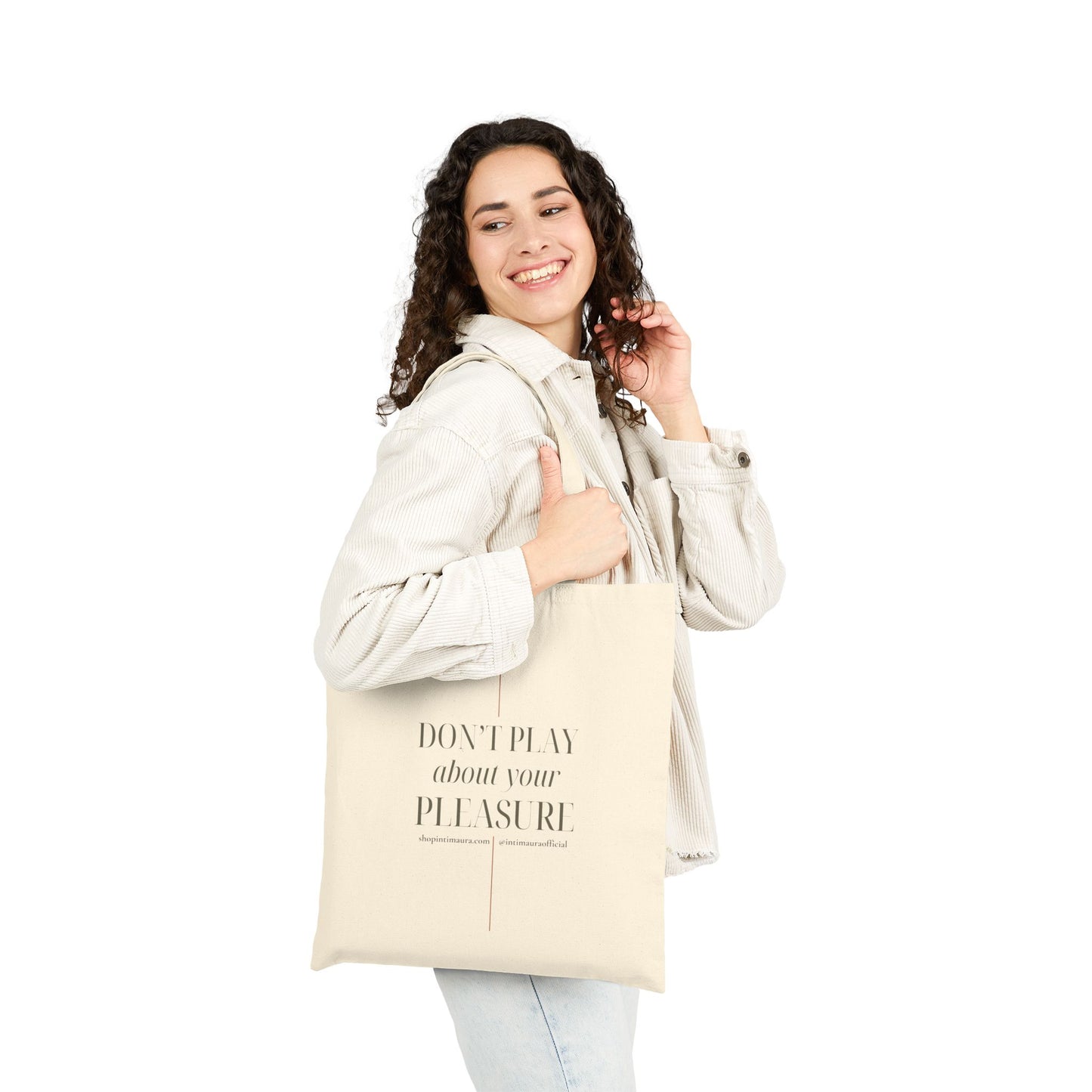 DON'T PLAY Tote (Cotton Canvas Tote Bag)
